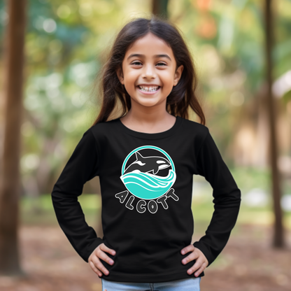 Orca Waves Long Sleeve Shirt