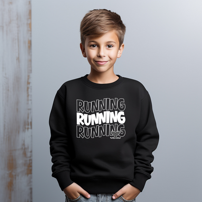 Running Running Running Crewneck Sweatshirt