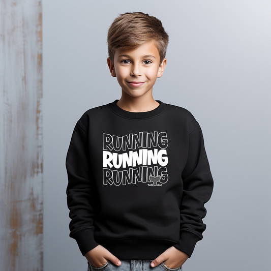 Running Running Running Crewneck Sweatshirt